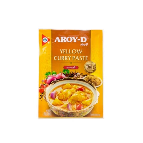 Gul Currypasta 50g Aroy-D Thailand