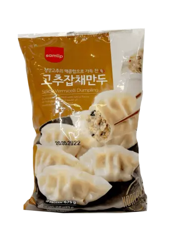 Dumpling Spicy/Glasnudlar Fryst 675g Samlip Korean