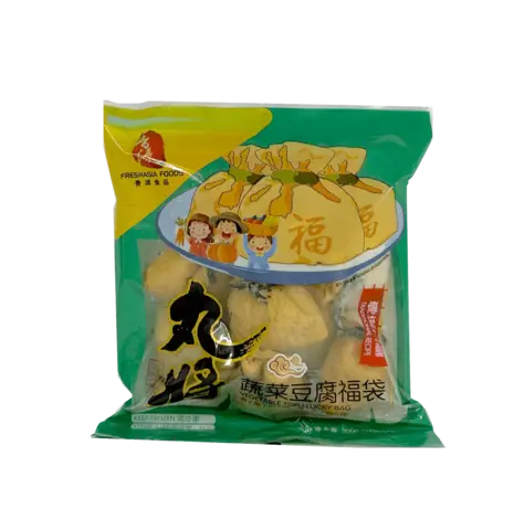 Vegetabilisk Tofu Lucky Bag Fryst 200g WJ Freshasia Kina