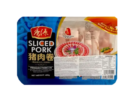 Fläskskivor För Hotpot/Grill/Wok Fryst 400g Freshasia Food UK