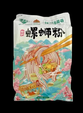 Snabbnudlar- Svampsmak 400g Luo Ba Wang Kina