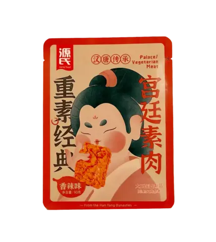 Vegetariskt Kött stark Smak 90g Yuans Palace Kina