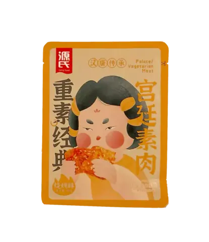 Vegetariskt Kött BBQ Smak 90g Yuans Palace Kina