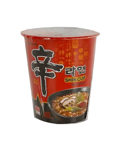 Snabbnudlar Cup Shin Ramyun 68g Nongshim Korea