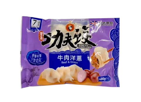 Dumpling Biff/Lök Fryst 400g - Kung Fu UK