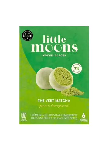 Mochiglass Grön Te Smak Fryst 192g Little Moons Storbritannien