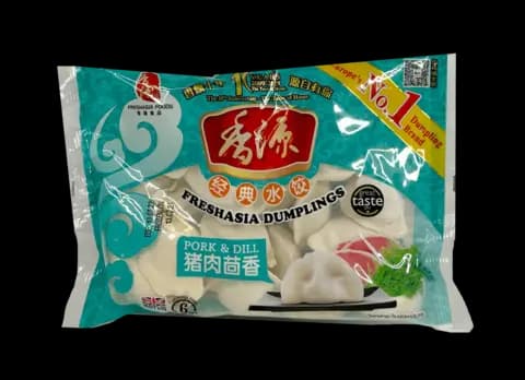 Dumpling Med Fläsk/Dill Fyllning Fryst 400g Freshasia UK