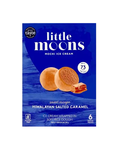 Mochiglass Salt Karamell Fryst 192g Little Moons Storbritannien