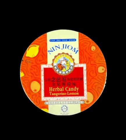 Hals tablette Örtgodis Med Tangarin-citron Smak 60g NINJIOM Kina