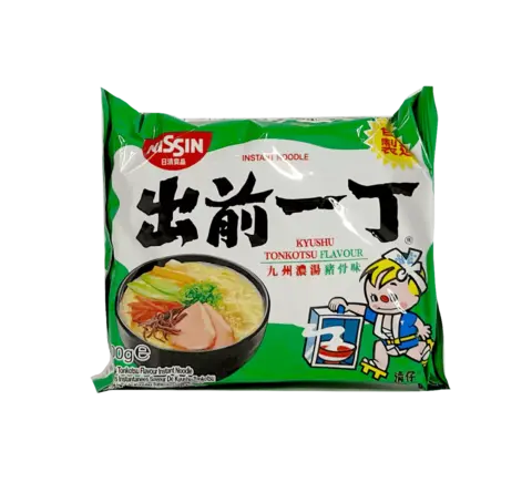 Snabbnudlar Ramen Med Kyushu Tonkotsu Smak 100g Nissin Hongkong