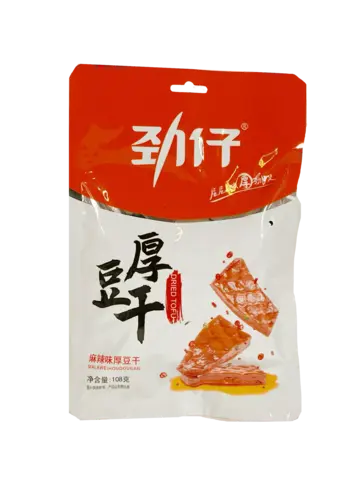 Snacks Marinerade Tofu Med Stark Chili Smak 108g Ma La Jin Zai CN
