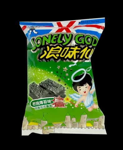 Snacks Med Sjögräs Smak 42g Lonely God Want Want Taiwan