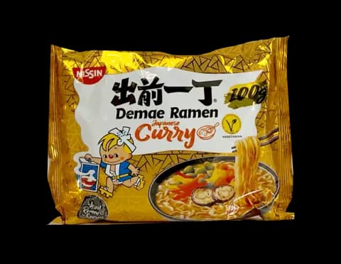 Snabbnudlar Japanese Curry Smak 100g Nissin Japan