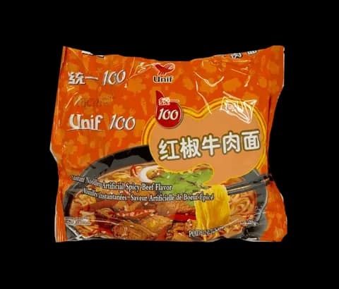 Snabbnudlar Med Spicy Biff Smak 108g Unif 100 Kina