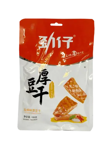 Snacks Marinerade Tofu Med Peppar/Salt Smak 108g Jin Zai CN