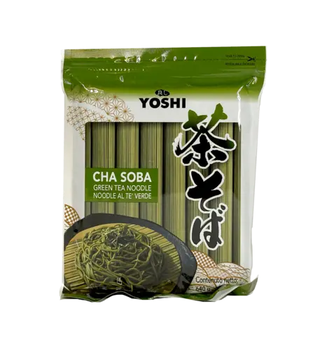 Gröntte Nudlar (Cha Soba) 640g Yoshi Japan