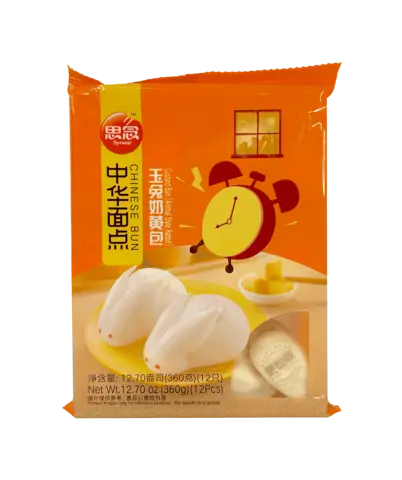 Ångade Bröd Med Custard Fyllning i Kanin Form Fryst 360g Synear Kina