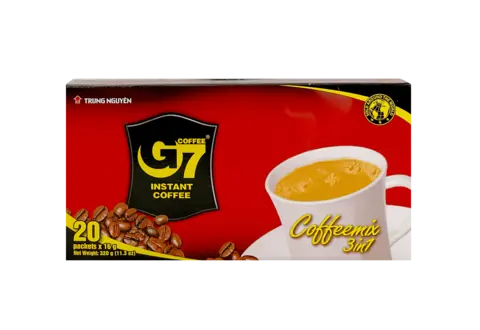 Snabb Kaffe G7 3in1 320g/Ask Trung Nguyen Vietnam
