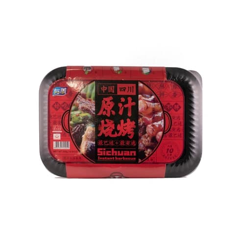 Snabb Hotpot Sichuan BBQ Kryddad 306g Yumei Kina