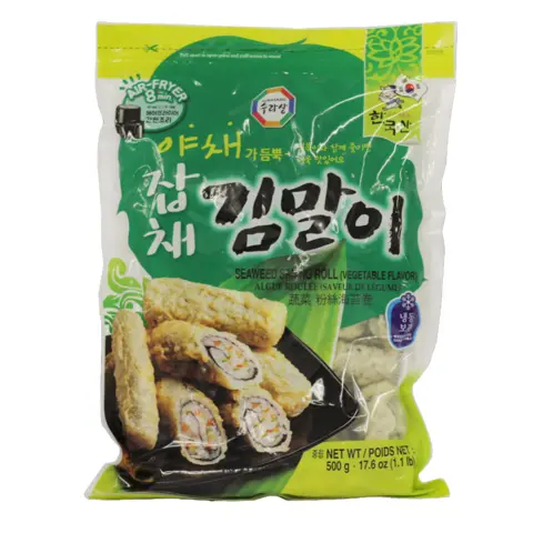 Vegansk Sjögräsrullar Med Grönsaker 500g Surasang Korea