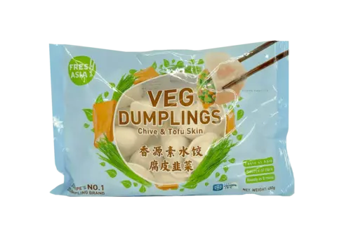 Dumpling Med Gräslök/Bean Curd Fyllning Fryst 450g Freshasia Kina