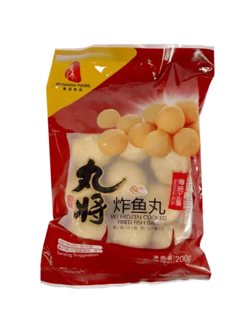 Friterad Fiskbollar Fryst 200g WJ Freshasia Kina