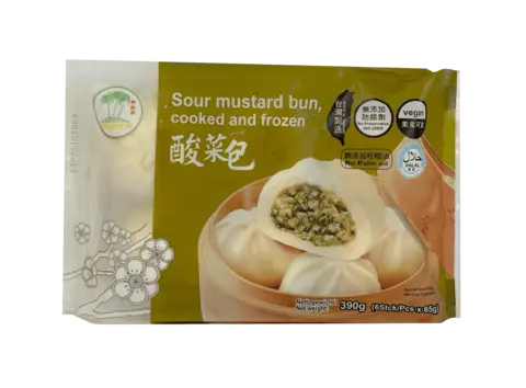 Ångade Bröd Fyllning Med Surkål Fryst 390g TCT Taiwan