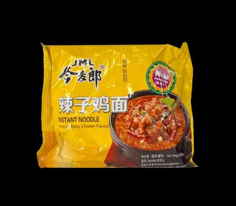 Snabbnudlar  Med Stark Kyckling Smak 105g JML Kina