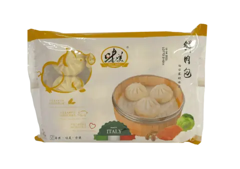 Ångade Bao Med Fläskfärs/Grönsaker Små Fryst 400g Xiang Rou Bar Wei Mei