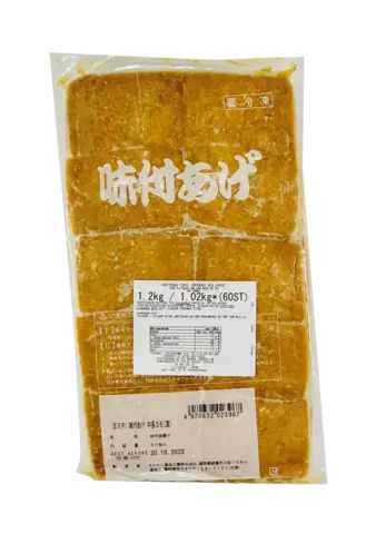 Friterad Inari Tofu Fryst 1,2kg OK AJITSUKE Japan