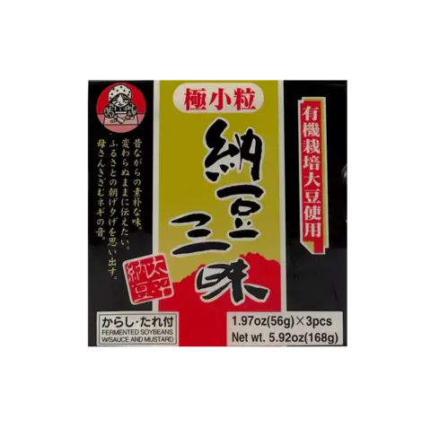 Natto Fryst 167,4g/Förp Xiao Li Na Dou, Natto Zanmai Japan