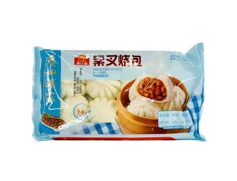 Vegetarian Bun Fryst 240g Guang Zhou Jiu Jia Kina