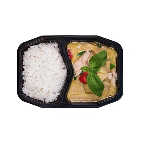 Kyckling med grön curry och kokosmjölk Sverige