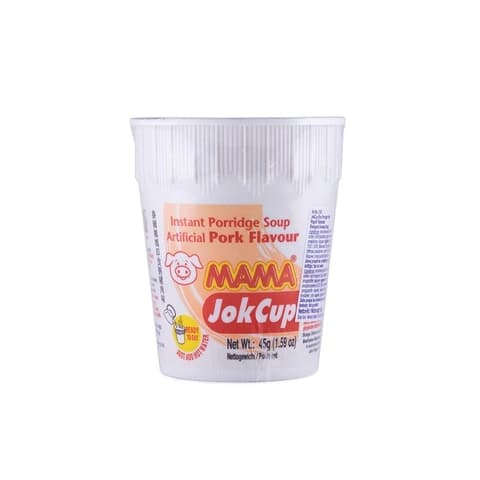 Snabb Gröt JokCup Fläsk Smak 45g Mama Thailand