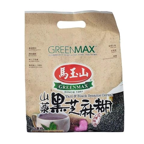 Yam/Svart Sesam Spannmål Mix Vegan 30gx12påse/förp Green Max Taiwan