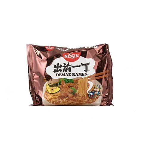 Snabbnudlar Kryddigt Biffsmak 100g Nissin Japan