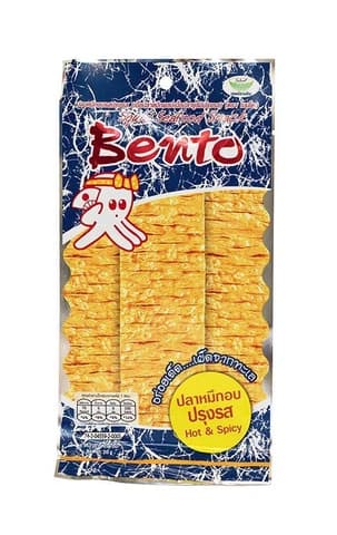 Snacks Bläckfisk Stark 20g Bento  Thailand 