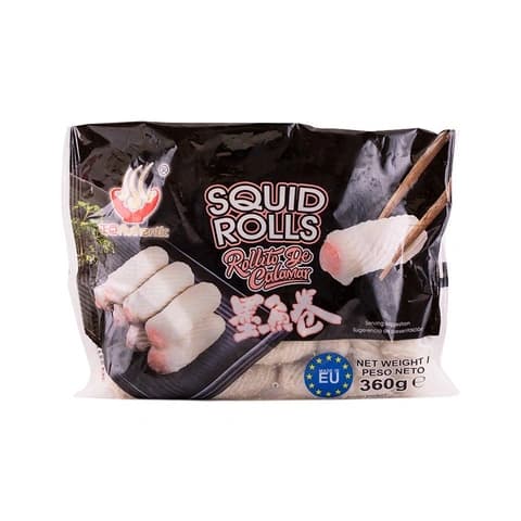Bläckfisk Rullar Fryst 360g Authentic Spanien