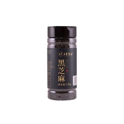 Svart Sesamfrön Rostad 130g San Feng