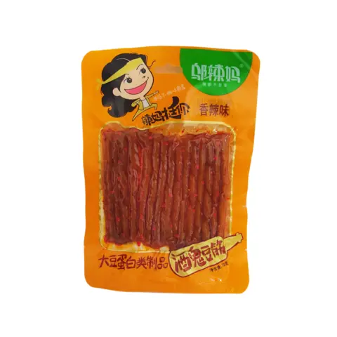 Snacks Sojaböngluten Med Stark Chili Smak 70g Wu La Ma Kina