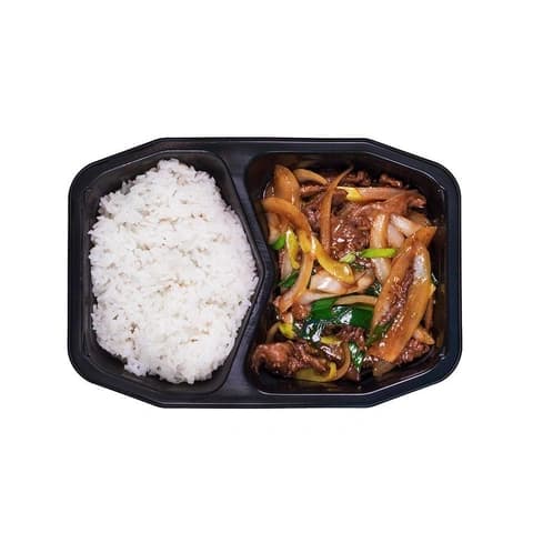 Wokad biff med lök