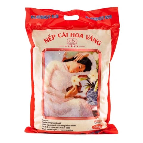 Klibbigt Ris Rund 5kg Vietnam