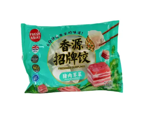 Dumplings Fläsk/Shepherds Purse Fryst 400 g Freshasia Kina