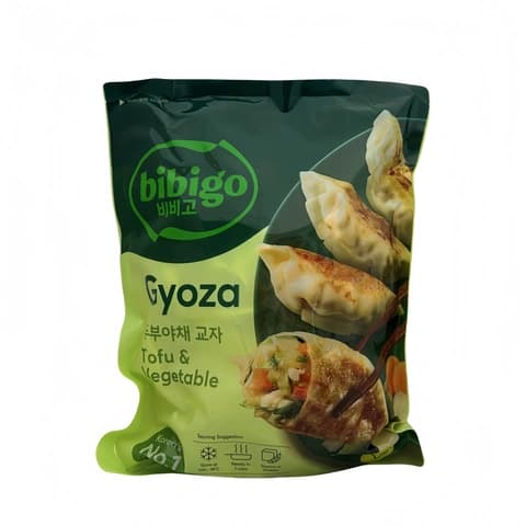 Gyoza Dumpling Tofu/Grönsaker Fryst 600g Bibigo Korea 