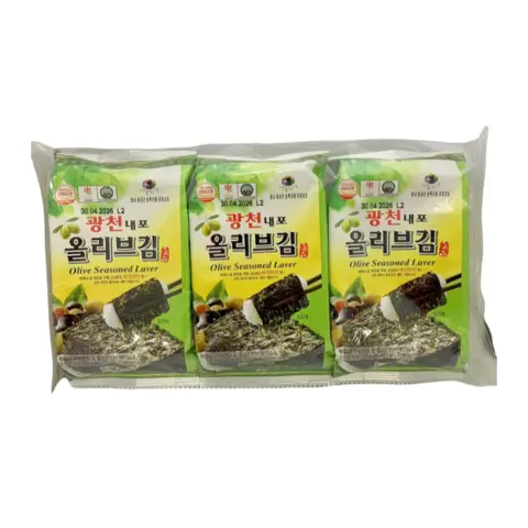Krispig Sjögräs Rostad Olivolja (4gx3st) Korean