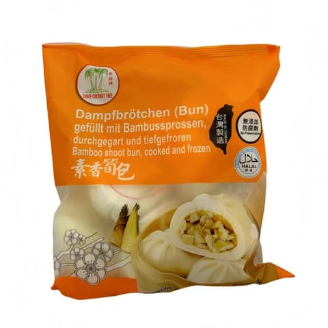 Ångade Bröd Fyllning Med Bambuskott Fryst 390g TCT Taiwan