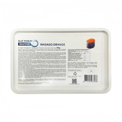 Masago Orange Fryst 500g Blue World Seafood Iceland