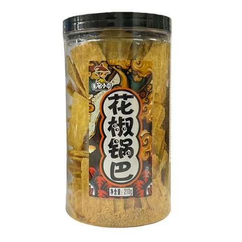 Krispig Millet Sichuan Peppar Stark Chili/Ma La Smak 210g Wu Ming Xiao Zu Kina