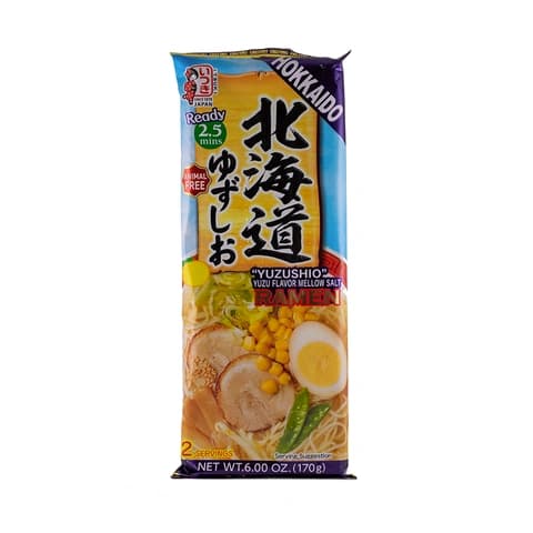 Ramennudlar Med Yuzu-Salt Smak BHD 170g Itsuki Hokkaido Japan