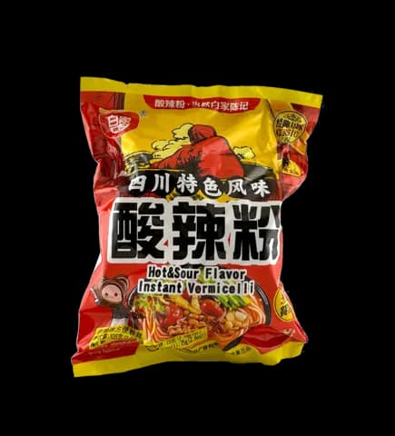 Snabb Risnudlar Med Hot/Soursmak 105g BJ Kina
